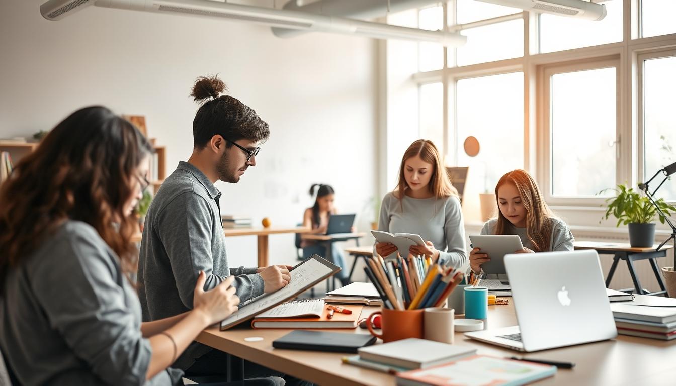 Organized exam preparation notes and academic planner