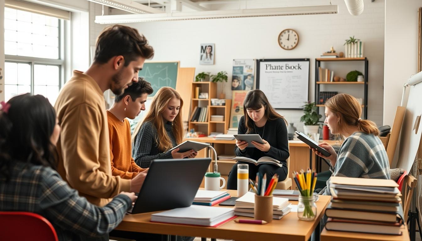 Organized study environment supporting productive learning